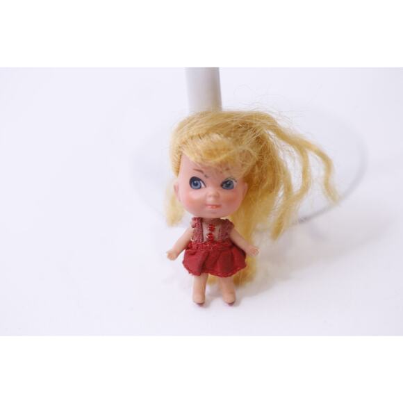 1960s Liddle Kiddles Lorna Mini Doll, Lucky Locket Line, Mattel, ~ 250929-WH 766 - Picture 1 of 3